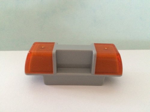 2x Lego Duplo Sirene ohne Funktion blau weiss 