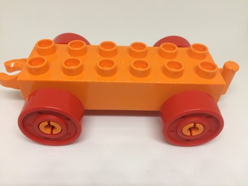 LEGO DUPLO 10847 Zahlenzug Eisenbahn Anhänger orange NEU