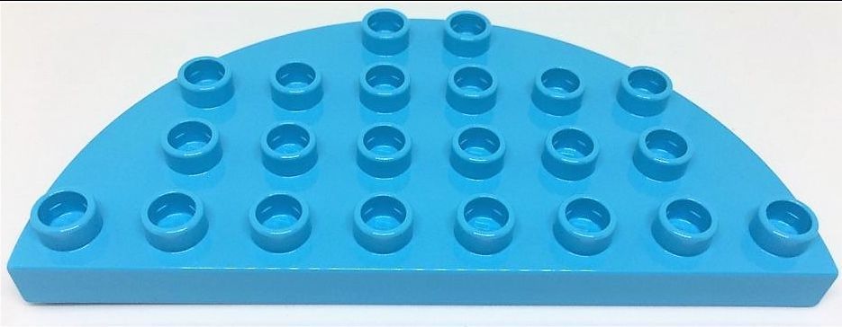 LEGO DUPLO 3 Stück 4x8 Noppen blau gelb grün Bauplatte Grundplatte 10199 /& NEU