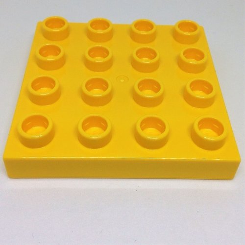 LEGO DUPLO 10870 Bauplatte gelb 4x4 Noppen NEU