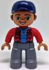LEGO DUPLO 10867 Familienhaus Figur Papa Vater Mann mit Kappe NEU