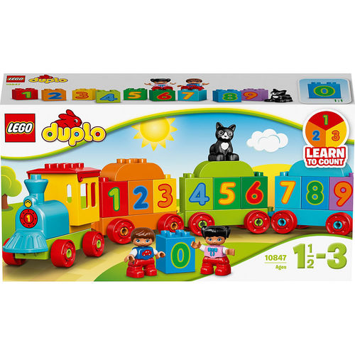 Lego Duplo Zahlenzug Eisenbahn Anhänger Auto Hell Blau 2 X 6er 10863 10847 NEU