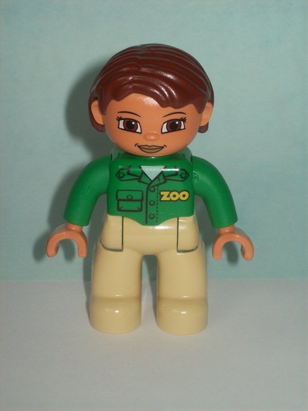 LEGO DUPLO Zoowärterin grün NEU