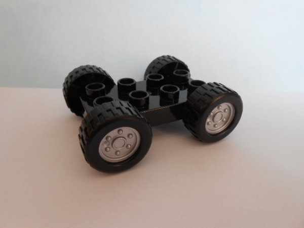 LEGO DUPLO 10518 Ersatzteil / Fahrgestell / Chassis / Fahrwerk für Auto Fahrzeugunterteil NEU