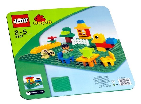 LEGO DUPLO 2304 Große Bauplatte grün NEU