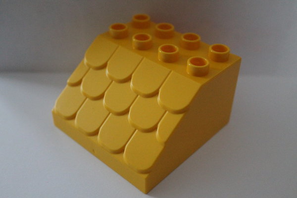 LEGO DUPLO Dach / Dachstein gelb 4x4 Noppen NEU