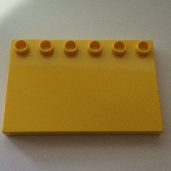 LEGO DUPLO 10806 Markise Markisenstein Bau Platte gelb NEU
