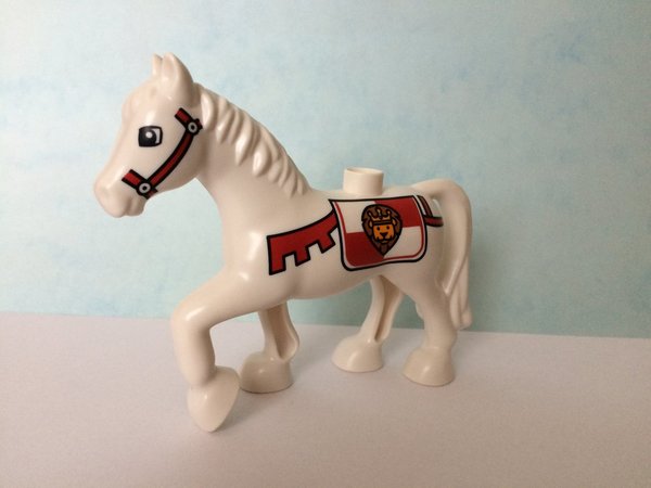 LEGO DUPLO 10568 Ritterburg Pferd weiß NEU