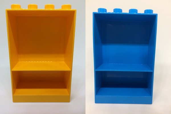 LEGO DUPLO Familienhaus Supermarkt 2 Regale gelb blau NEU