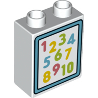 LEGO DUPLO 10925 Schultafel mit Zahlen NEU