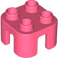 LEGO DUPLO Hocker Stuhl rosa pink NEU
