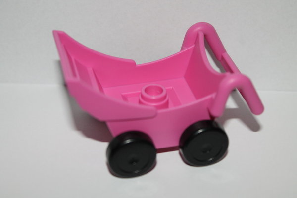 LEGO DUPLO 10505 10585 Familienhaus Kinderwagen rosa für Baby NEU